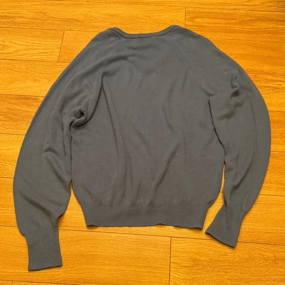 Christian Dior Blue V-Neck Sweater - Picture 6 of 6